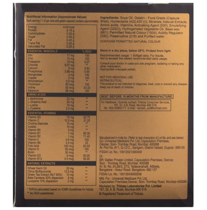 Winofit Gold Soft Gelatin Capsule