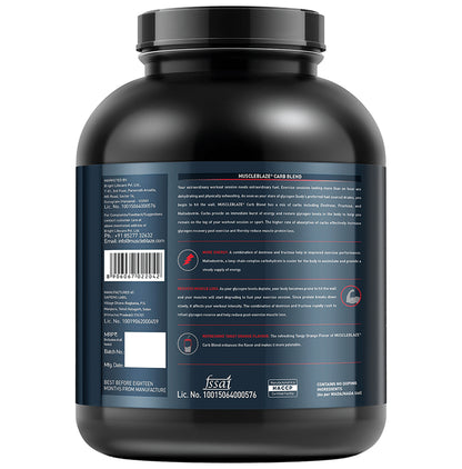 MuscleBlaze Carb Blend Tangy Orange