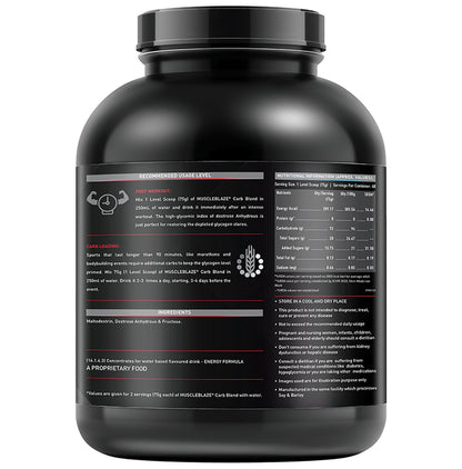MuscleBlaze Carb Blend Unflavoured