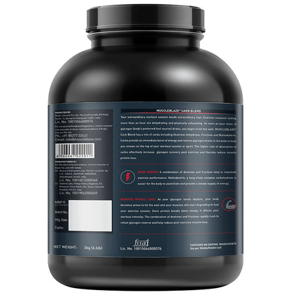 MuscleBlaze Carb Blend Unflavoured