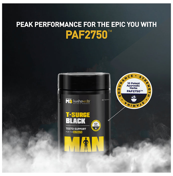 Muscleblaze Koshaveda T-Surge Black, Testosterone Booster for Men Tablet