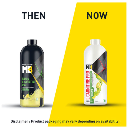 MuscleBlaze Liquid L-Carnitine Pro | For Energy, Fat Metabolism & Performance | Flavour Lemon Lime