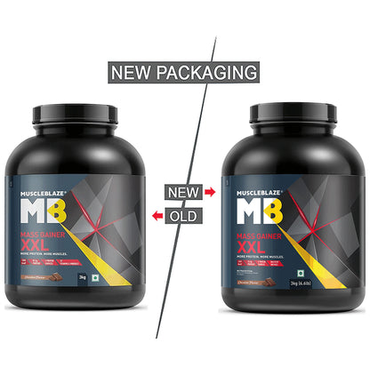 MuscleBlaze Mass Gainer XXL | With Digestive Enzymes | For Muscle Mass | Chocolate Flavour | Nutrition Booster
