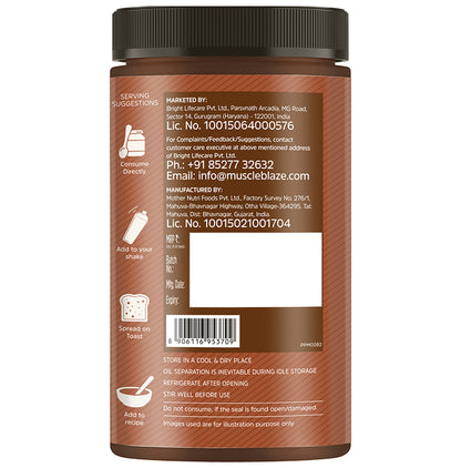 MuscleBlaze MB Fit Chocolate Peanut with High Protein & Fibre | Butter Crunchy