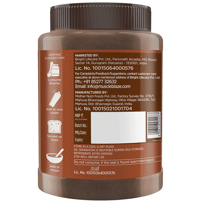 MuscleBlaze MB Fit Chocolate Peanut with High Protein & Fibre | Butter Crunchy
