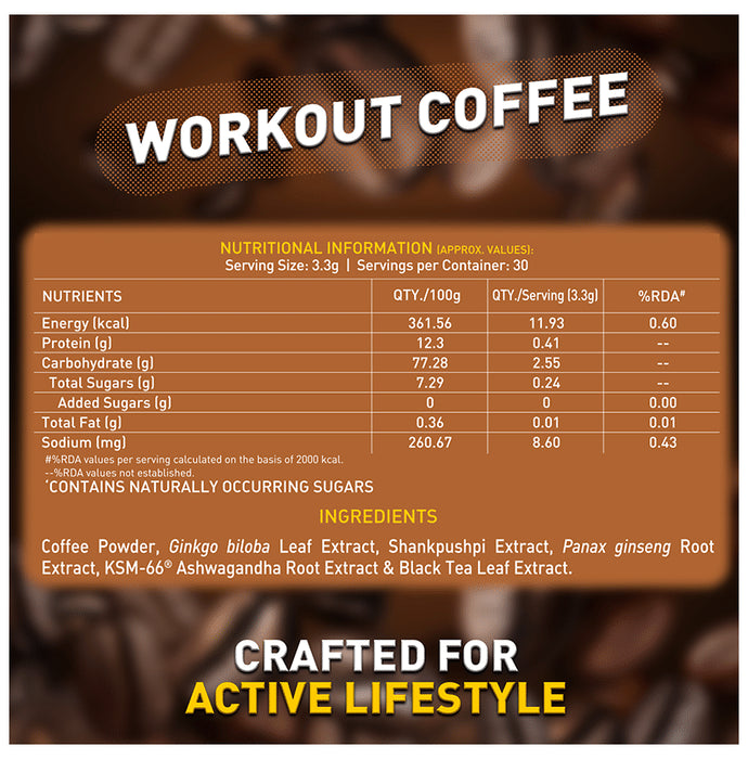 MuscleBlaze MB Workout Coffee Sachet (3.3gm Each)