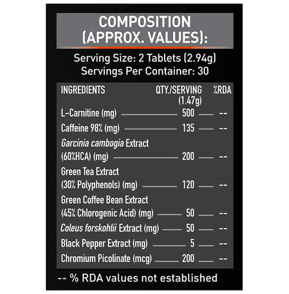 MuscleBlaze MB-Burner Pro | For Metabolism & Weight Loss |