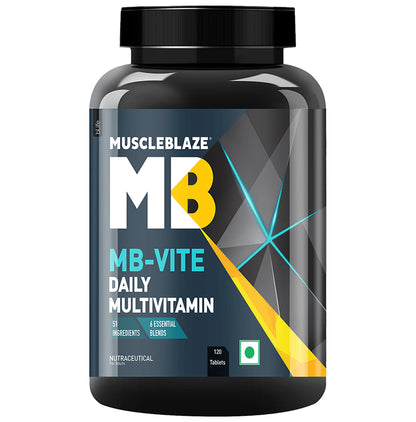 MuscleBlaze MB-Vite Multivitamin | With Amino Acids, Pre & Probiotic Blend | For Energy, Gut Health & Immunity | Tablet - Classic Derma