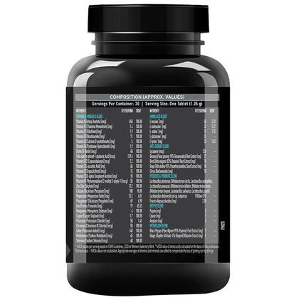 MuscleBlaze MB-Vite Multivitamin | With Amino Acids, Pre & Probiotic Blend | For Energy, Gut Health & Immunity | Tablet
