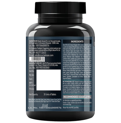 MuscleBlaze MB-Vite Multivitamin | With Amino Acids, Pre & Probiotic Blend | For Energy, Gut Health & Immunity | Tablet