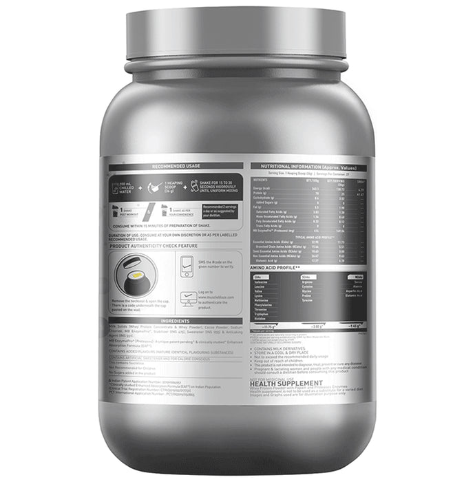 MuscleBlaze MuscleBlaze Biozyme Performance Whey Protein | For Muscle Gain | Improves Protein Absorption | Nutrition Care Powder Rich Chocolate with Shaker 650ml