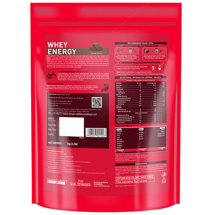 MuscleBlaze Whey Energy | With Digezyme & Multivitamins Blend | For Immunity | Powder