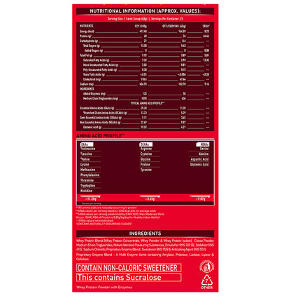 MuscleBlaze Whey Energy | With Digezyme & Multivitamins Blend | For Immunity | Powder