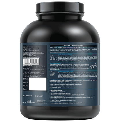 MuscleBlaze Whey Isolate Protein Blend Powder | Added Digestive Enzymes & Glutamic Acid | For Muscle Gain | Supports Nutrition Cafe Mocha