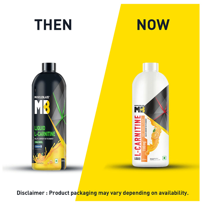 MuscleBlaze With L-Carnitine for Energy, Fat Metabolism & Performance | Tangy Orange