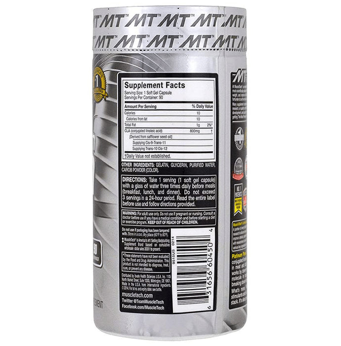 Muscletech Essential Series Platinum 100% Pure CLA Soft Gel