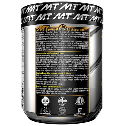 Muscletech Essential Series Platinum Amino+ Energy Tropical Mango