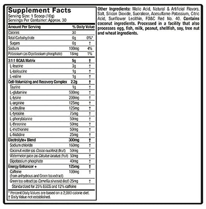 Muscletech Essential Series Platinum Amino+ Energy Watermelon