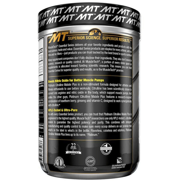 Muscletech Essential Series Platinum Citrulline Malate+ Unflavoured