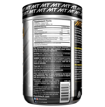 Muscletech Essential Series Platinum Citrulline Malate+ Unflavoured