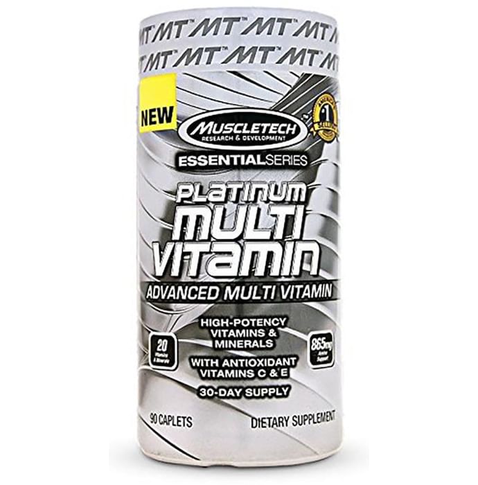 Muscletech Essential Series Platinum Multivitamin Caplet - Classic Derma
