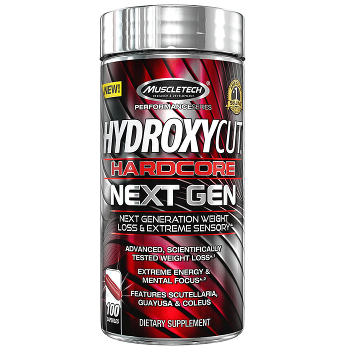 Muscletech Hydroxycut Hardcore Next Gen Guayusa & Coleus Capsule - Classic Derma