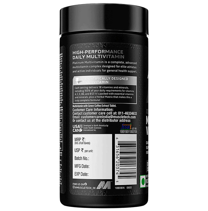 Muscletech Multi Vitamin Tablet