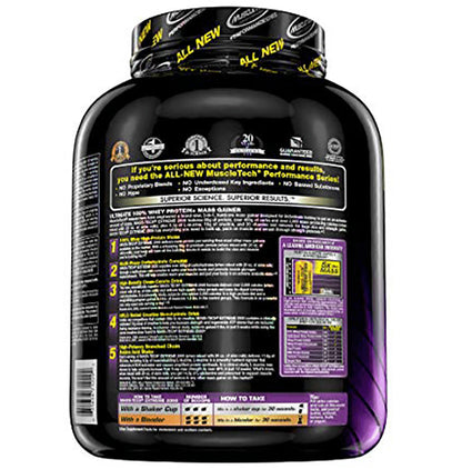 Muscletech Performance Series Mass Tech Extreme 2000 Vanilla Milkshake