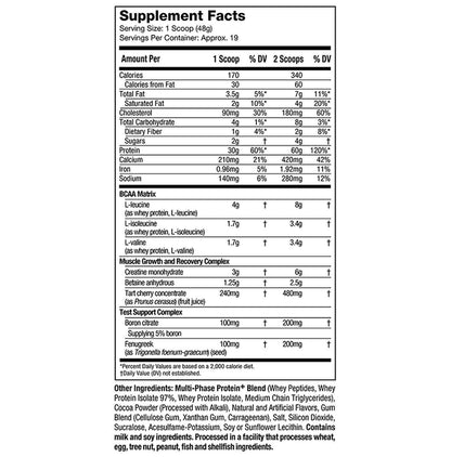 Muscletech Performance Series Nitro Tech Power Ultimate Muscle-Amplifying Protein Powder Triple Chocolate Supreme