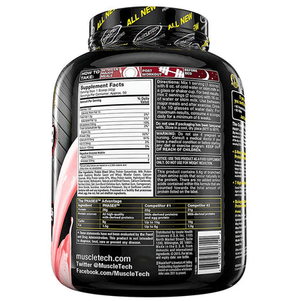 Muscletech Performance Series Phase 8 Protein Powder Strawberry