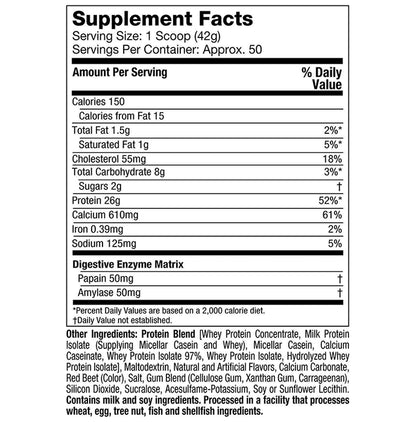 Muscletech Performance Series Phase 8 Protein Powder Strawberry