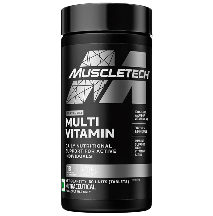 Muscletech Platinum Multi Vitamin Tablet - Classic Derma