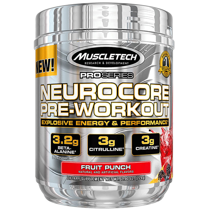 Muscletech Pro Series Neurocore Pre-Workout Fruit Punch - Classic Derma
