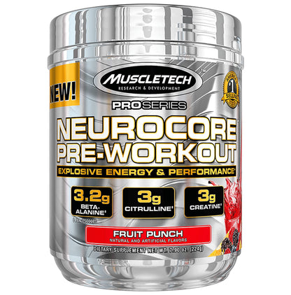 Muscletech Pro Series Neurocore Pre-Workout Fruit Punch - Classic Derma