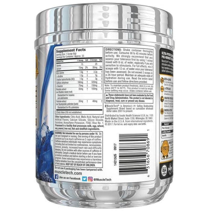 Muscletech Pro Series Neurocore Pre-Workout Powder Blue Raspberry