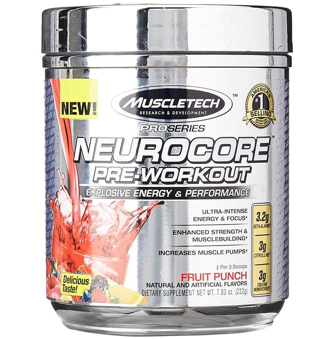 Muscletech Pro Series Neurocore Pre-Workout Powder Fruit Punch - Classic Derma