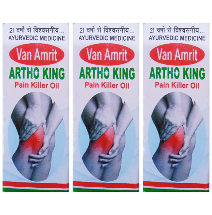 Amrit Navjeevan Artho King Pain Killer Oil(50ml Each) - Classic Derma