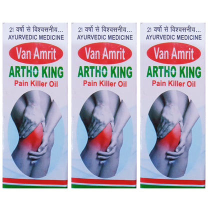 Amrit Navjeevan Artho King Pain Killer Oil(50ml Each) - Classic Derma