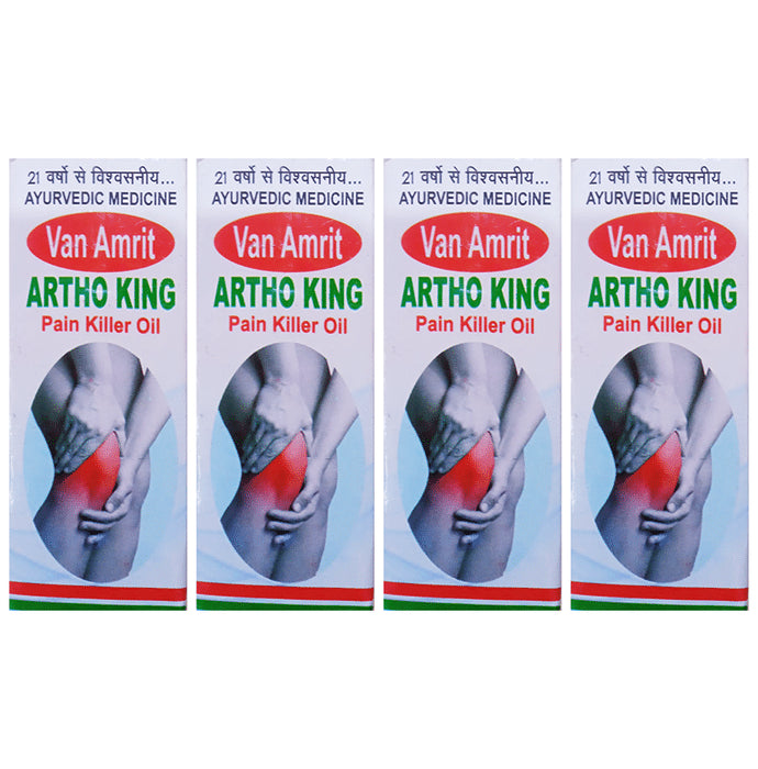 Amrit Navjeevan Artho King Pain Killer Oil(50ml Each) - Classic Derma