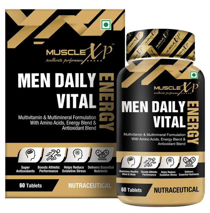 MuscleXP Men Daily Vital Energy Tablet - Classic Derma