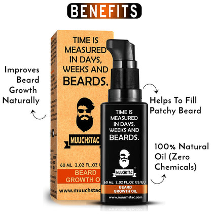 Muuchstac Beard Growth Oil (60ml Each)