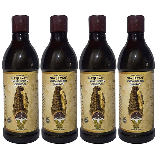 Amrit Navjeevan Navjeevan Harbal Satritha Shampoo(300ml Each) - Classic Derma
