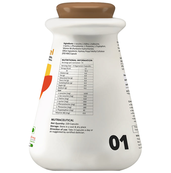 MyFitFuel EAA Plus 3000mg (Essential Amino Acids) Capsule