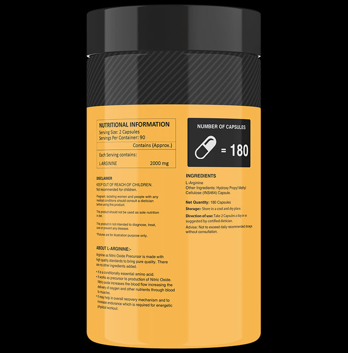 MyFitFuel L-Arginine (2000mg) Capsule