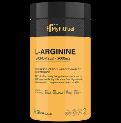 MyFitFuel L-Arginine (2000mg) Capsule - Classic Derma