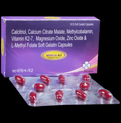 Myocal-K2 Soft Gelatin Capsule - Classic Derma