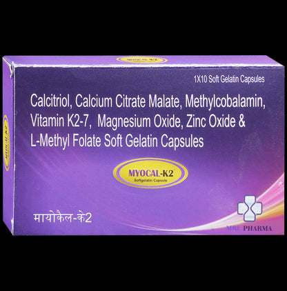 Myocal-K2 Soft Gelatin Capsule