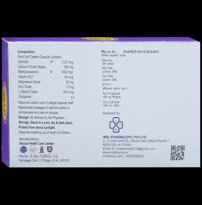 Myocal-K2 Soft Gelatin Capsule
