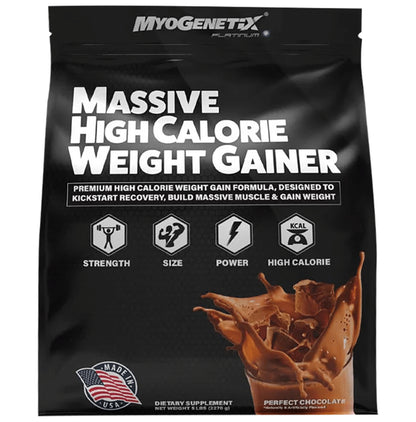 Myogenetix Massive High Calorie Weight Gainer Platinum Series Powder - Classic Derma