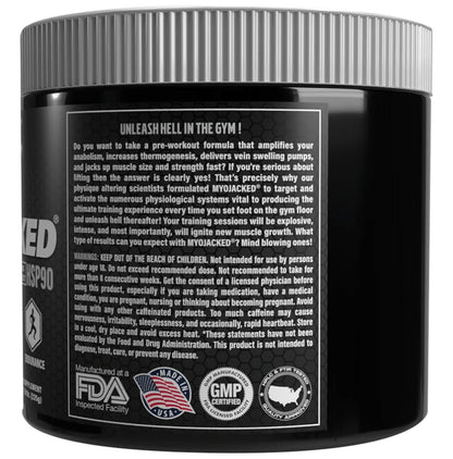 Myogenetix Myojacked Pre-workout Platinum Series Powder